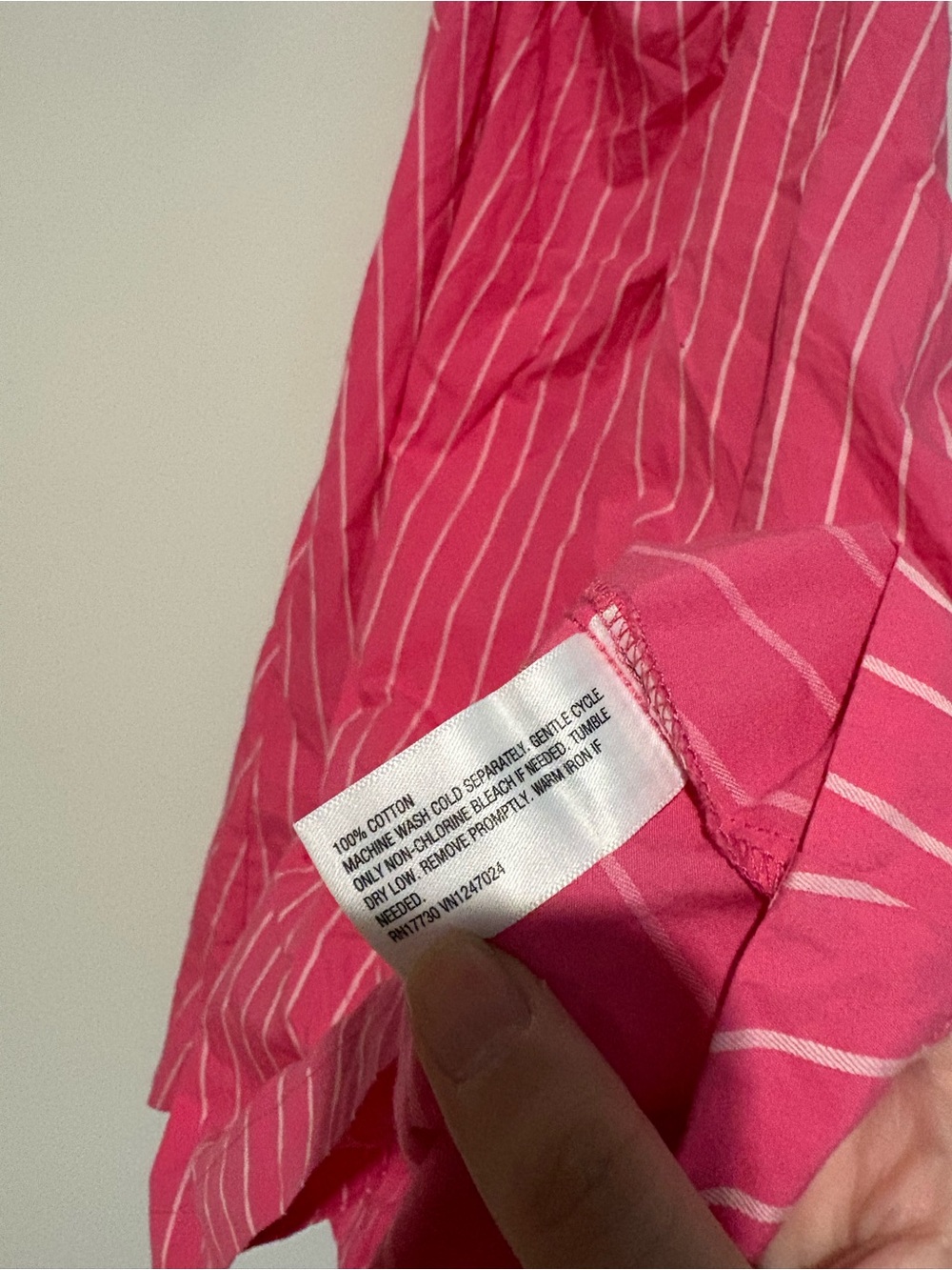 A New Day Sleeveless Shift Mini Dress pin Striped Pink White Size medium - Picture 5 of 10